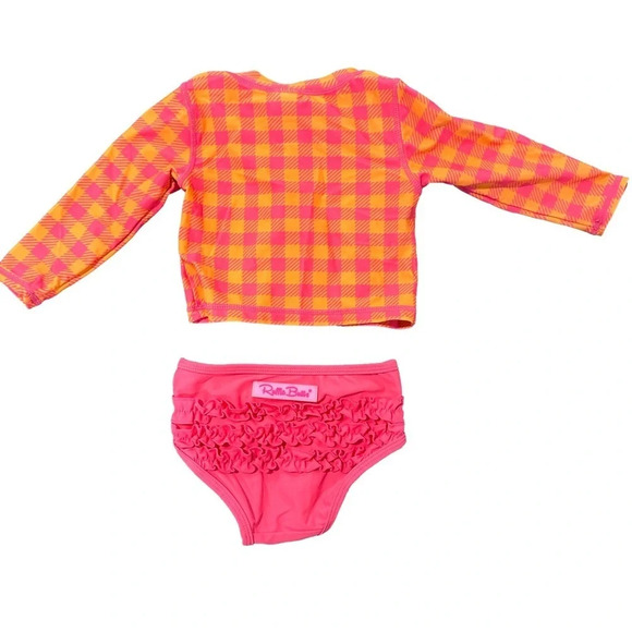 Ruffle Butts 2 piece bathing suit - Picture 2 of 2